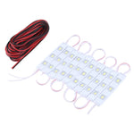 30 đèn LED 5630 SMD đèn trắng chống nước đèn trang trí, chiều dài cáp 5M, DC 12V, 30 đèn LED 5630 SMD