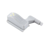 10 cái đèn cảm biến bản lề trong 0.3W đa năng cho tủ, 3 đèn LED, đèn ngủ tự động bật/tắt, 10 cái ánh sáng trắng, 10 cái ánh sáng trắng ấm