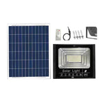 Đèn pha năng lượng mặt trời 10W 100 đèn LED chống nước IP67 có điều khiển từ xa, 10W