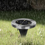 Đèn LED SMD 5050 dưới đất lối đi ngoài trời sân vườn, 4 đèn LED ánh sáng trắng, 4 đèn LED ánh sáng trắng ấm