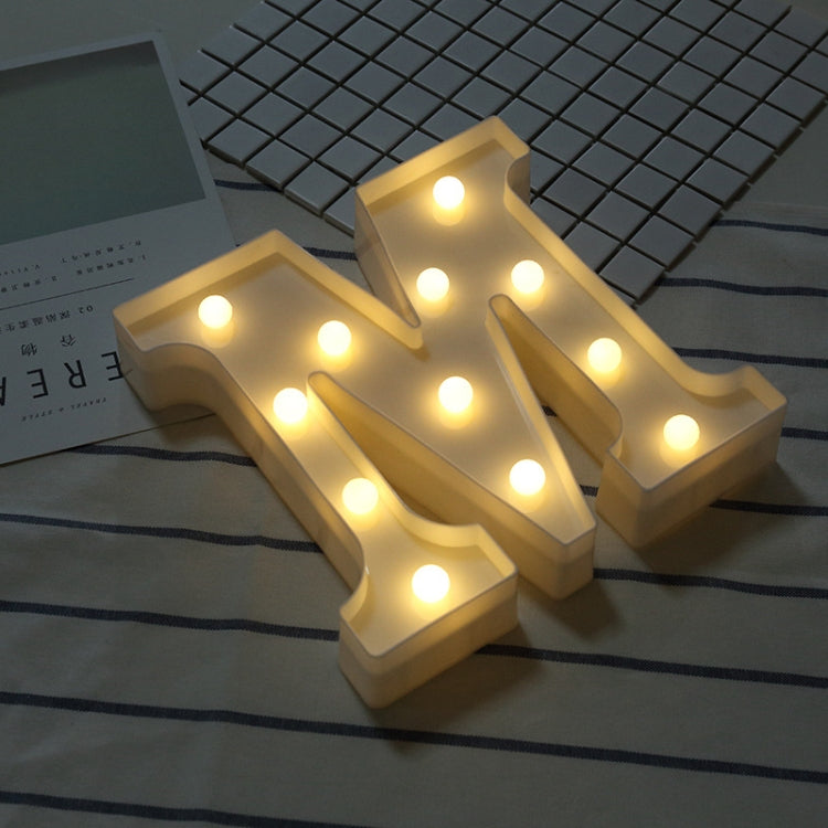 Đèn LED lễ hội treo đứng màu trắng ấm chạy bằng pin khô, A, N, B, O, C, P, D, Q, E, R, F, G, T, U, V, I, W, J, K, X, L, M, Z