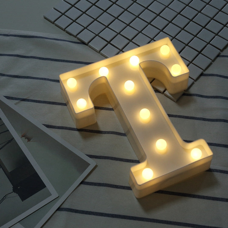 Đèn LED lễ hội treo đứng màu trắng ấm chạy bằng pin khô, A, N, B, O, C, P, D, Q, E, R, F, G, T, U, V, I, W, J, K, X, L, M, Z