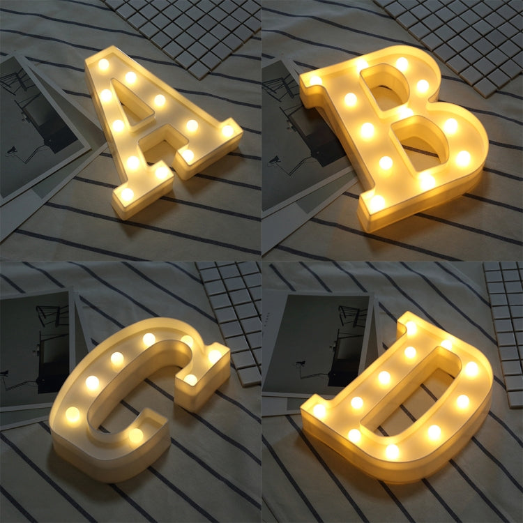 Đèn LED lễ hội treo đứng màu trắng ấm chạy bằng pin khô, A, N, B, O, C, P, D, Q, E, R, F, G, T, U, V, I, W, J, K, X, L, M, Z