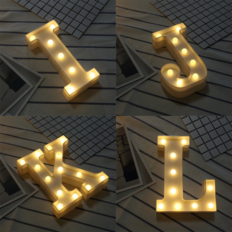 Đèn LED lễ hội treo đứng màu trắng ấm chạy bằng pin khô, A, N, B, O, C, P, D, Q, E, R, F, G, T, U, V, I, W, J, K, X, L, M, Z