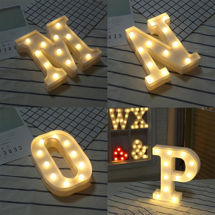 Đèn LED lễ hội treo đứng màu trắng ấm chạy bằng pin khô, A, N, B, O, C, P, D, Q, E, R, F, G, T, U, V, I, W, J, K, X, L, M, Z