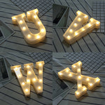 Đèn LED lễ hội treo đứng màu trắng ấm chạy bằng pin khô, A, N, B, O, C, P, D, Q, E, R, F, G, T, U, V, I, W, J, K, X, L, M, Z
