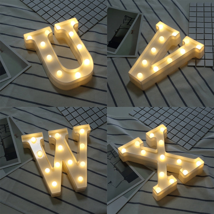 Đèn LED lễ hội treo đứng màu trắng ấm chạy bằng pin khô, A, N, B, O, C, P, D, Q, E, R, F, G, T, U, V, I, W, J, K, X, L, M, Z