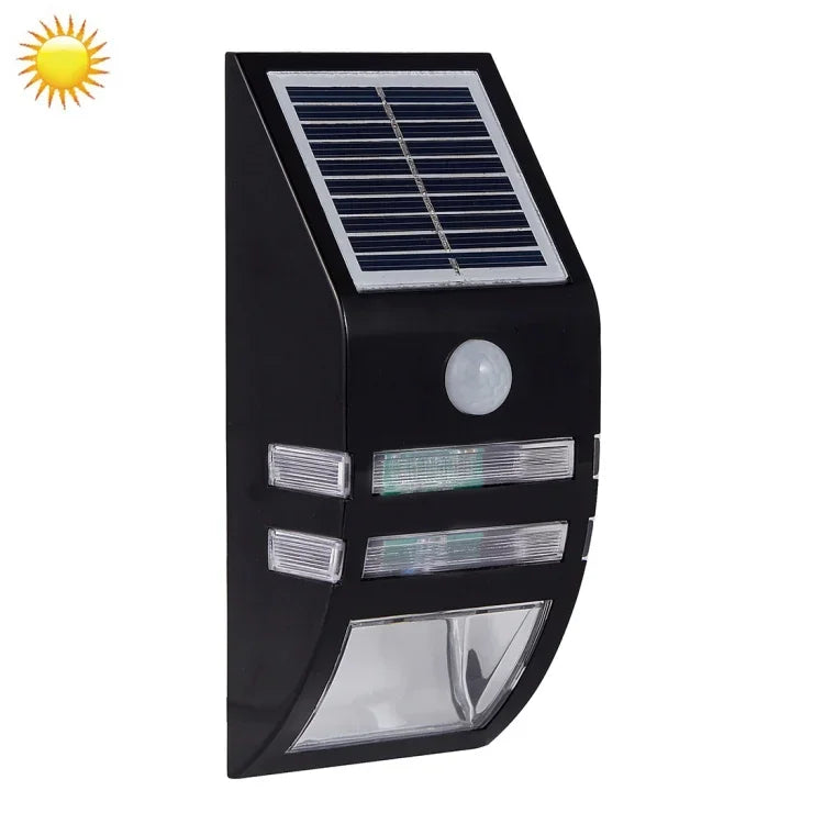 Đèn tường ngoài trời 80 LM 6000-6500K với tấm pin mặt trời 5V 0.5W, ánh sáng trắng 0.2W