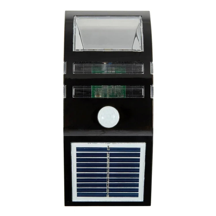 Đèn tường ngoài trời 80 LM 6000-6500K với tấm pin mặt trời 5V 0.5W, ánh sáng trắng 0.2W