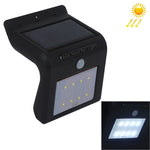 Đèn tường cảm biến chuyển động năng lượng mặt trời 8 đèn LED với tấm pin mặt trời, 8 đèn LED ánh sáng trắng