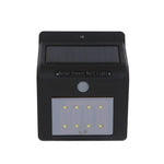 Đèn tường cảm biến chuyển động năng lượng mặt trời 8 đèn LED với tấm pin mặt trời, 8 đèn LED ánh sáng trắng