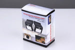 Đèn tường cảm biến chuyển động năng lượng mặt trời 8 đèn LED với tấm pin mặt trời, 8 đèn LED ánh sáng trắng