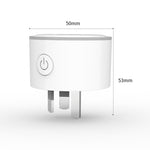 Ổ cắm thông minh điều khiển từ xa WiFi ánh sáng cảnh RGB 10A hoạt động với Alexa & Google Home & IFTTT, AC 100-240V, phích cắm AU, XS-A17