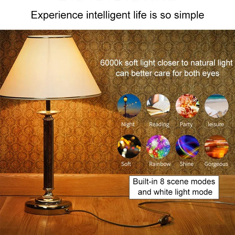 Đèn LED 6000K tương thích Alexa & Google Home, AC 85-265V