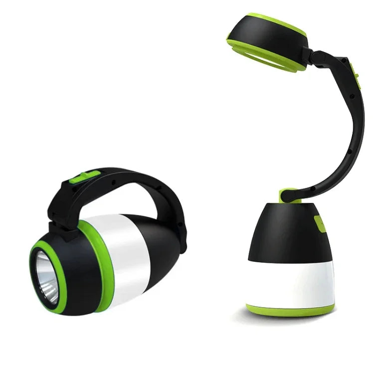 Đèn cắm trại LED cầm tay sạc USB 5W L001 có chức năng pin dự phòng (màu xanh lá), LED6908, LED6908L, LED6908R