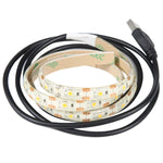 Dây đèn LED 2835 SMD ánh sáng trắng ấm chống nước epoxy USB, DC 5V, chiều dài: 50cm, đèn LED USB 2835 SMD 50cm