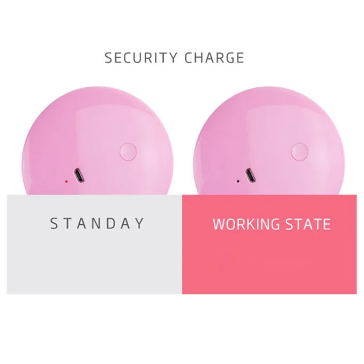 Đèn bàn gương trang điểm hình bánh donut sạc đa chức năng OneFire 1W 10 đèn LED, DC 5V, 1W màu hồng
