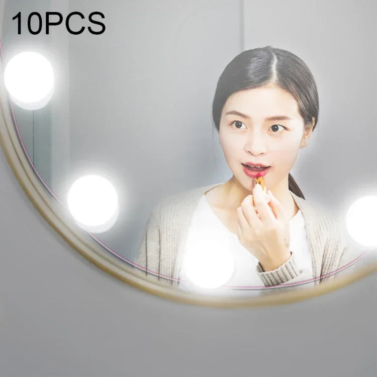Đèn bàn trang điểm bóng đèn kiểu Hollywood 120LM 7000K sạc USB, chiều dài cáp: 4.6m, DC 5V