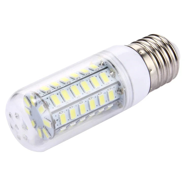 Bóng đèn LED 56 SMD 5730, AC 220V, 5W ánh sáng trắng 220V, 5W ánh sáng trắng ấm 220V