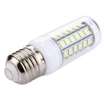 Bóng đèn LED 56 SMD 5730, AC 220V, 5W ánh sáng trắng 220V, 5W ánh sáng trắng ấm 220V