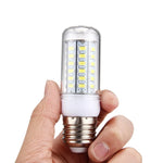 Bóng đèn LED 56 SMD 5730, AC 220V, 5W ánh sáng trắng 220V, 5W ánh sáng trắng ấm 220V