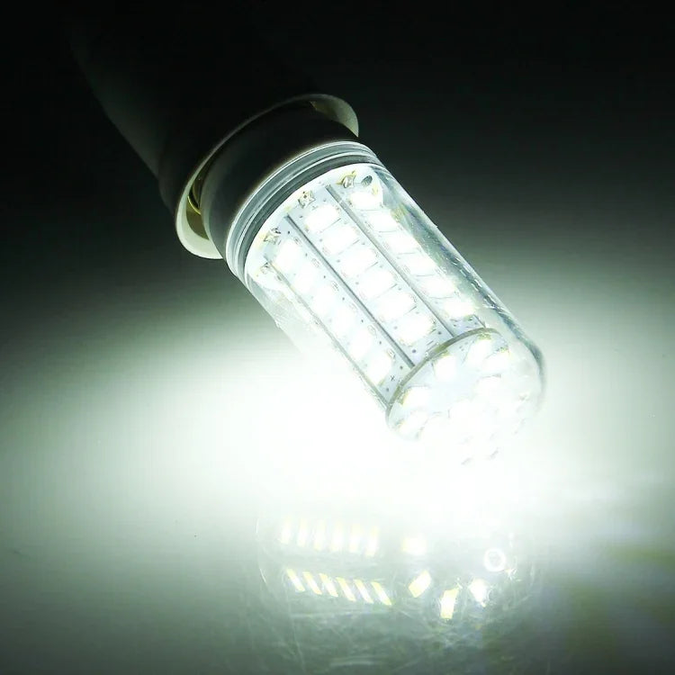 Bóng đèn LED 56 SMD 5730, AC 220V, 5W ánh sáng trắng 220V, 5W ánh sáng trắng ấm 220V