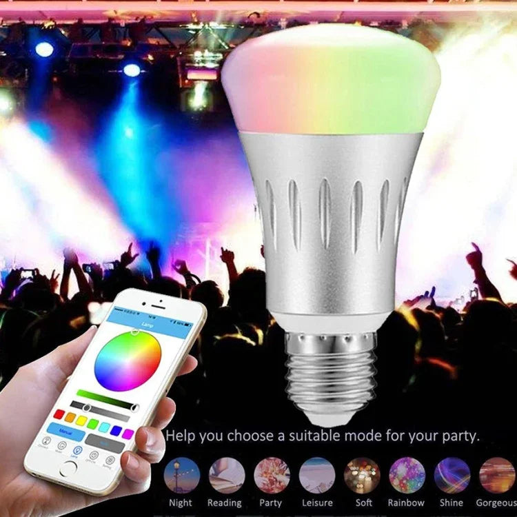 Đèn 6000K+RGB 600LM tương thích Alexa & Google Home, AC 175-255V