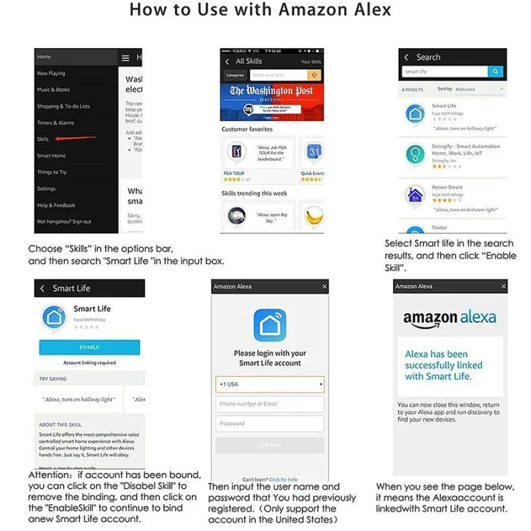 Đèn 6000K+RGB 600LM tương thích Alexa & Google Home, AC 175-255V