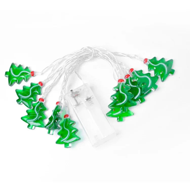 Dây đèn trang trí cây thông Noel 1.5m 10 đèn LED, cây thông Noel