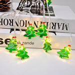 Dây đèn trang trí cây thông Noel 1.5m 10 đèn LED, cây thông Noel