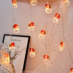 Dây đèn trang trí cây thông Noel 1.5m 10 đèn LED, cây thông Noel