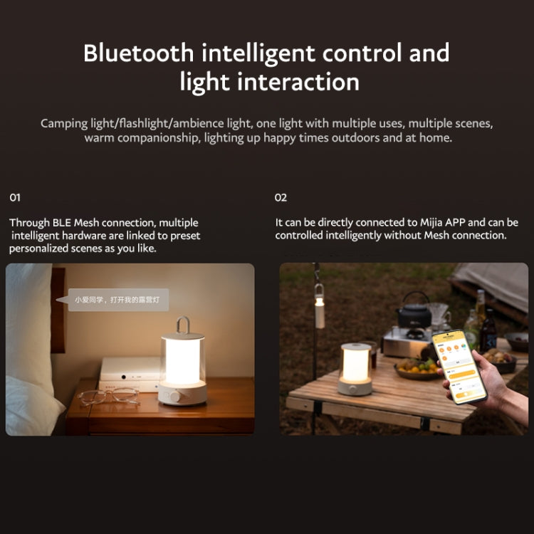 Đèn cắm trại Xiaomi Mijia chính hãng có thể tách rời 2 trong 1, đèn cắm trại
