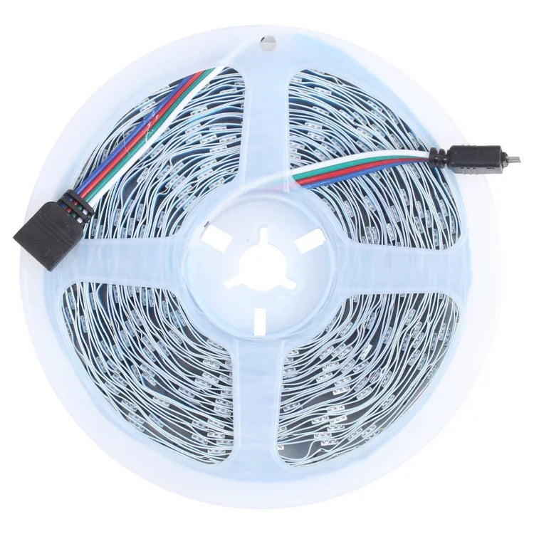 Dải đèn RGB chống nước IP44 10m 300 bóng LED SMD 5050 với điều khiển từ xa 24 phím, phích cắm EU, 10m 300 bóng LED IP44