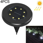 4 cái đèn sân vườn chống nước IP65 8 đèn LED chạy bằng năng lượng mặt trời, đèn chiếu sáng trang trí sân vườn biệt thự
