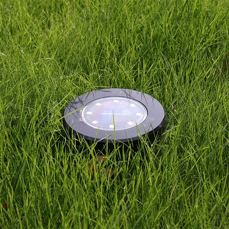 4 cái đèn sân vườn chống nước IP65 8 đèn LED chạy bằng năng lượng mặt trời, đèn chiếu sáng trang trí sân vườn biệt thự