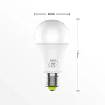 Bóng đèn thông minh LED 9W 110V E27 RGBCW WIFI, ánh sáng tự động không dây cho nhà thông minh, 110V