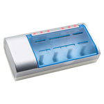 Bộ sạc pin 4 khe AC 100-240V cho pin AA & AAA & cỡ C / D, phích cắm US