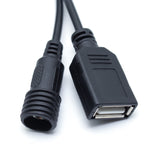 Hộp pin chống nước IPX7 3 ngăn 18650/26650 với đầu tròn 12v & đầu ra USB 5v không kèm pin, 12v