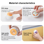 Móc dán tự dính treo khăn, màu cam, hồng, xanh lá, tím