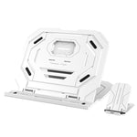 Giá đỡ làm mát thiết kế rỗng đa chức năng T3 với góc điều chỉnh 10 cấp cho Notebook, MacBook, iPad, điện thoại di động, T3 (xanh dương), T3 (trắng), T3 (đen), T3 (hồng)