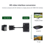 Bộ chuyển đổi VGA sang HDMI + VGA 15 chân HDTV 2 trong 1 có âm thanh
