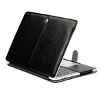 Bao Da Bọc Da Bật Lật Ngang Họa Tiết Da Ngựa Điên cho Laptop Macbook Pro Mới 2016 15.4 inch A1707