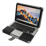 Bao Da Bọc Da Bật Lật Ngang Họa Tiết Da Ngựa Điên cho Laptop Macbook Pro 15.4 inch