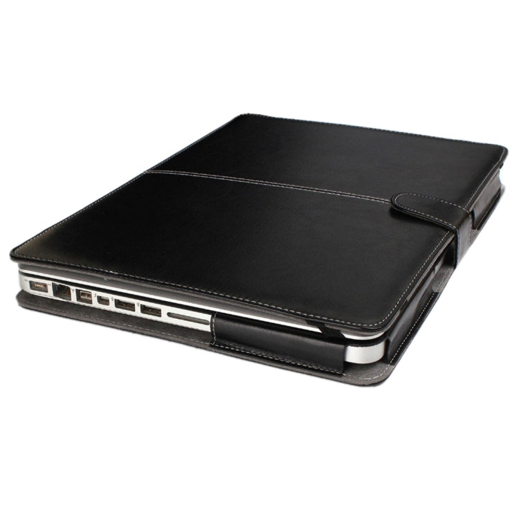 Bao Da Bọc Da Bật Lật Ngang Họa Tiết Da Ngựa Điên cho Laptop Macbook Pro 15.4 inch