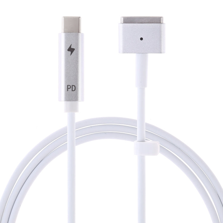 Cáp sạc 5 chân MagSafe 2 (hình chữ T) sang USB-C / Type-C PD công suất 45W / 60W / 65W, MagSafe 2 45W / 60W / 65W