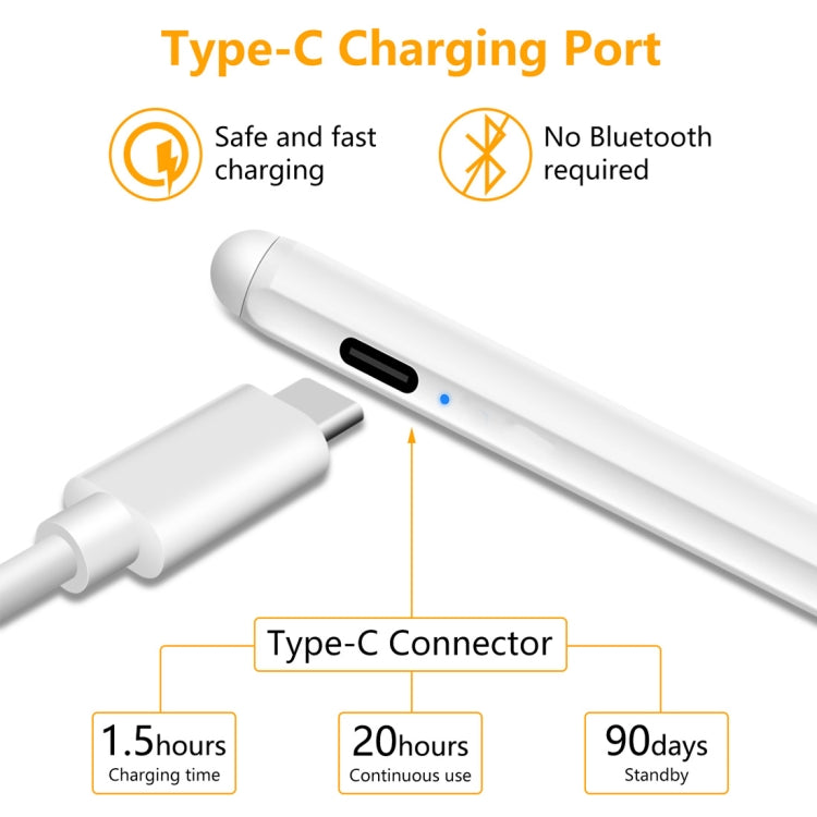 Đầu bút siêu mảnh thiết kế nam châm 1.4-2.3mm chống chạm nhầm màn hình cảm ứng viết tay Stylus Pen