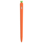 LOVE MEI Bao bảo vệ silicone hình cà rốt cho bút cảm ứng Apple Pencil 2, dành cho Apple Pencil 2