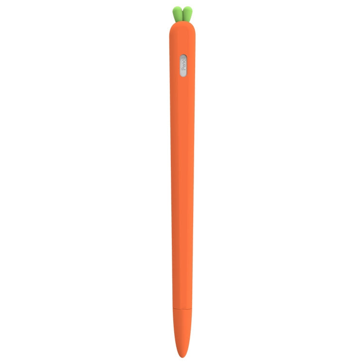 LOVE MEI Bao bảo vệ silicone hình cà rốt cho bút cảm ứng Apple Pencil 2, dành cho Apple Pencil 2
