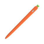 LOVE MEI Bao bảo vệ silicone hình cà rốt cho bút cảm ứng Apple Pencil 2, dành cho Apple Pencil 2
