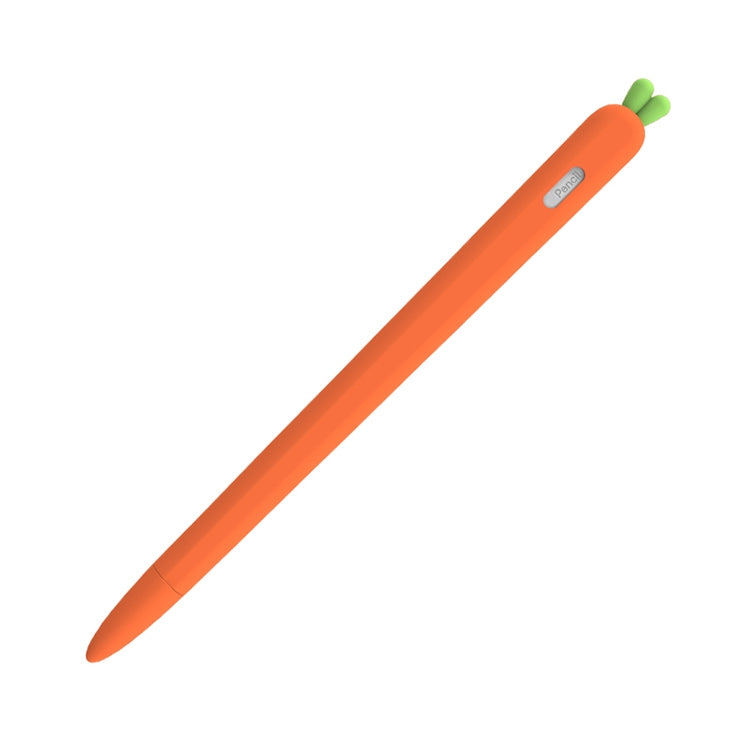 LOVE MEI Bao bảo vệ silicone hình cà rốt cho bút cảm ứng Apple Pencil 2, dành cho Apple Pencil 2